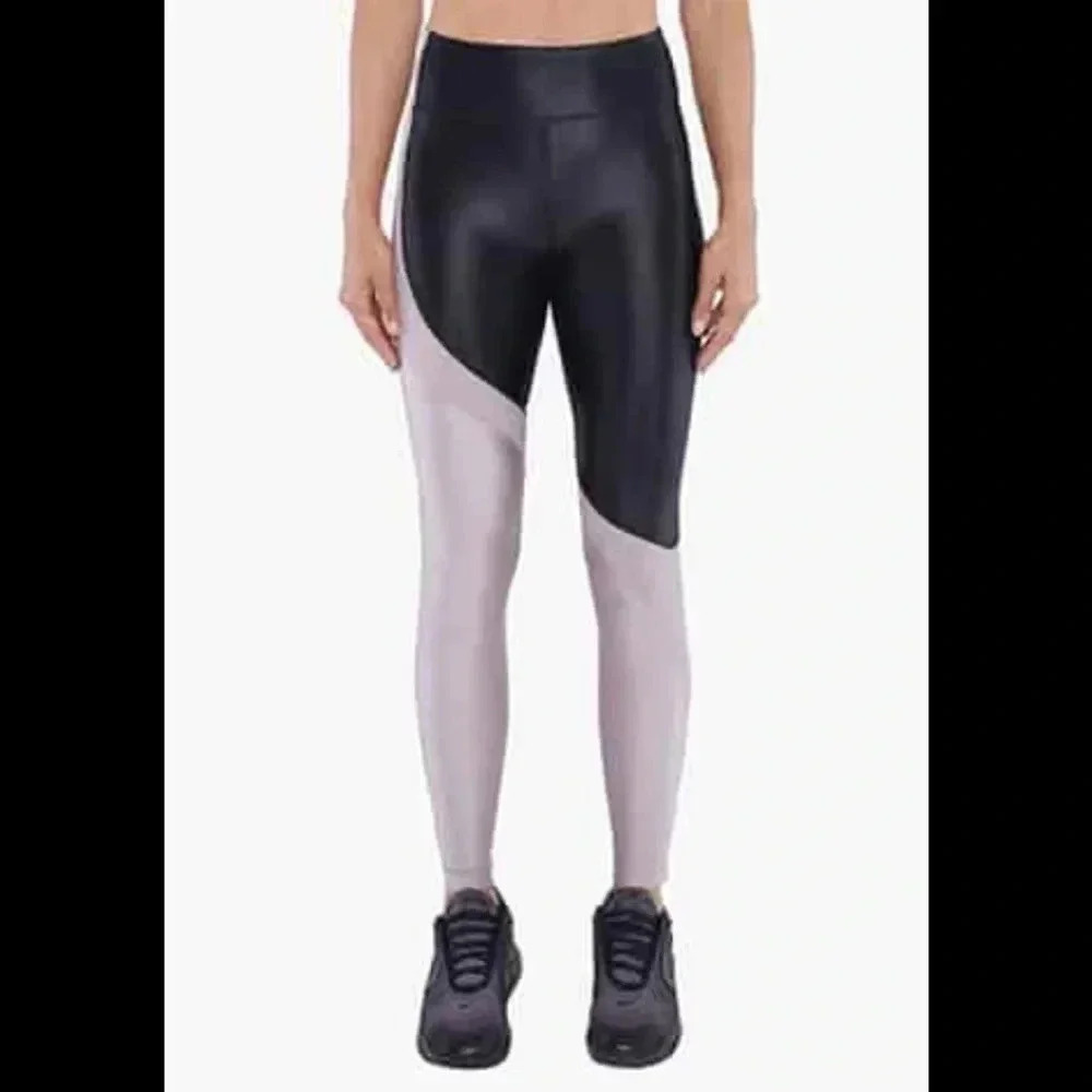 Koral Venus Infinity Active Athletic Leggings ALVORADA/BLACK Women Medium H.Rise